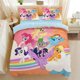 thumbnail image 1 of My Little Pony Bedding Sets ing Friendship is Magic Duvet Cover Cartoon Quilt Duvet for Children Girls Gift Bed Sheets, 1 of 5