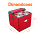 thumbnail image 2 of Caja Organizadora 64 Adornos Navideños Organizador Navidad - Verde, 2 of 6