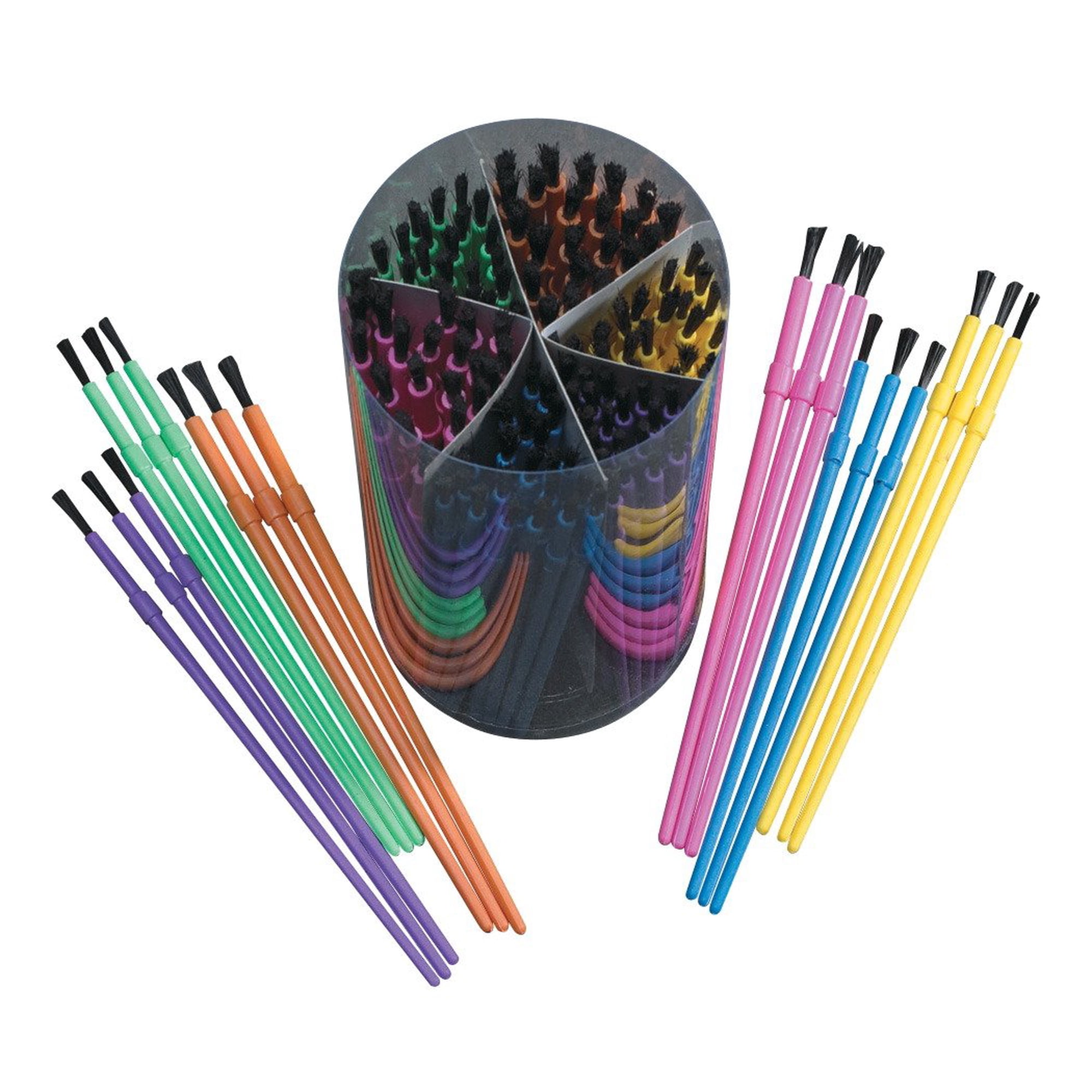 Jack Richeson - Juego De Brochas Para Pintar School Smart Con Filamentos Multiusos Para Cabello