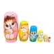 thumbnail image 3 of Muñecas Rusas Matryoshka, Artesanía, Estatua De Madera Para Gabinete De Oficina De Navidad, 3 of 5
