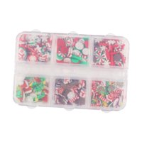 Ioensy - Adornos Navideños Para Uñas Con Diseño De Papá Noel, Formas Variadas Para Niñas Y Mujeres