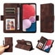 thumbnail image 5 of Carcasa FOXDOCK Samsung Galaxy A13 4G de cuero PU, diseño acolchado clásico, protección contra caídas y rayones, 5 of 5