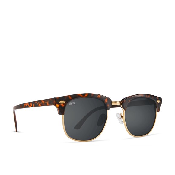 Gafas de sol Shady Rays Oakmont - Lentes tortuga/humo, ajuste estándar