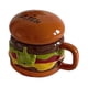 thumbnail image 3 of Taza De Café De Hamburguesa De 10 Onzas Con Tapa, Taza De Café Expreso Para Jugo, Bebida Caliente, Café Con Leche, 3 of 3