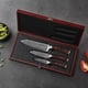thumbnail image 5 of Juego de cuchillos de cocina Wakoli EDIB de 3 piezas de acero de Damasco VG10, 5 of 9