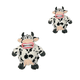 thumbnail image 2 of Juguete para perros ANSALDO PETS vaca enojada suave 10x26 cm, 2 of 2