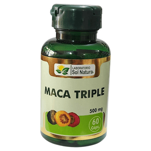 Solnatura - Maca Triple 60 Cápsulas 500 Mg