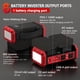 thumbnail image 2 of Inversor de corriente PlantPalGear, 350 W, onda sinusoidal pura, 18 V, Milwaukee, 2 of 9