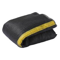 Magideal - Red De Protección Para Trampolín, Piezas Para Trampolín, Resistente A La Intemperie, Sin Postes, Protección Envolvente Con Cremallera, Red De Barrera Amarillo