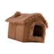 thumbnail image 3 of Caseta Para Perros Suave Con Forma De Cueva Cálida Extraíble Y Multifuncional Con Cojín Marrón M, 3 of 5
