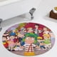 thumbnail image 5 of El Chavo del Ocho Alfombra Redonda de Felpa Coral, Antideslizante, No Desprende Pelusas, Lavable y Duradera para Salón, Dormitorio y Habitación de Niños 60cm, 5 of 6