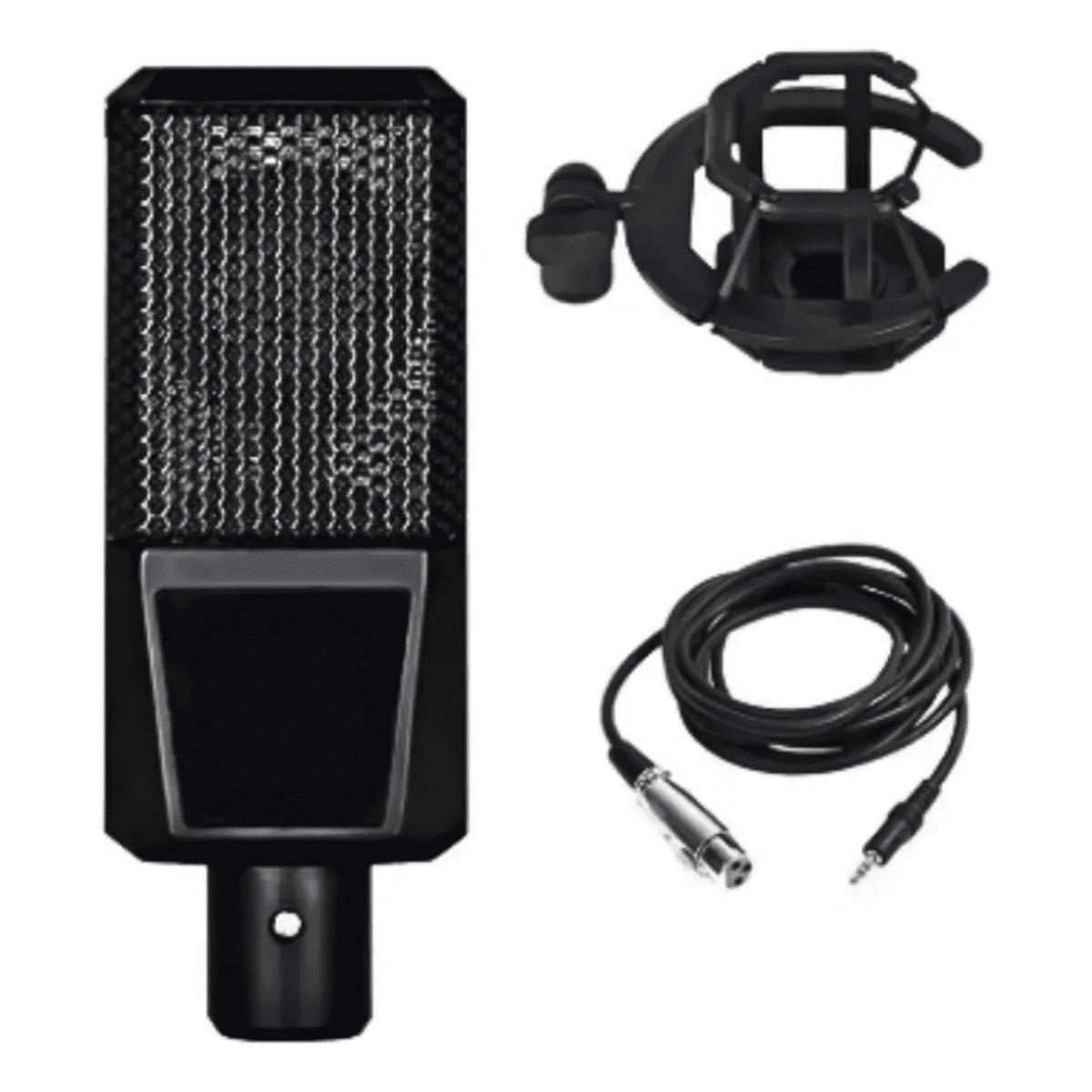 Genérico - Micrófono Profesional Condensador De Studio Con Soporte