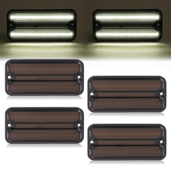 Luces de posición laterales LED HECASA para Chevy C10 C20 K10 1967-1972