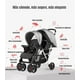 thumbnail image 3 of Coche Doble Duo Reclinable Plegable Premium Gris By LuBabycas, 3 of 8