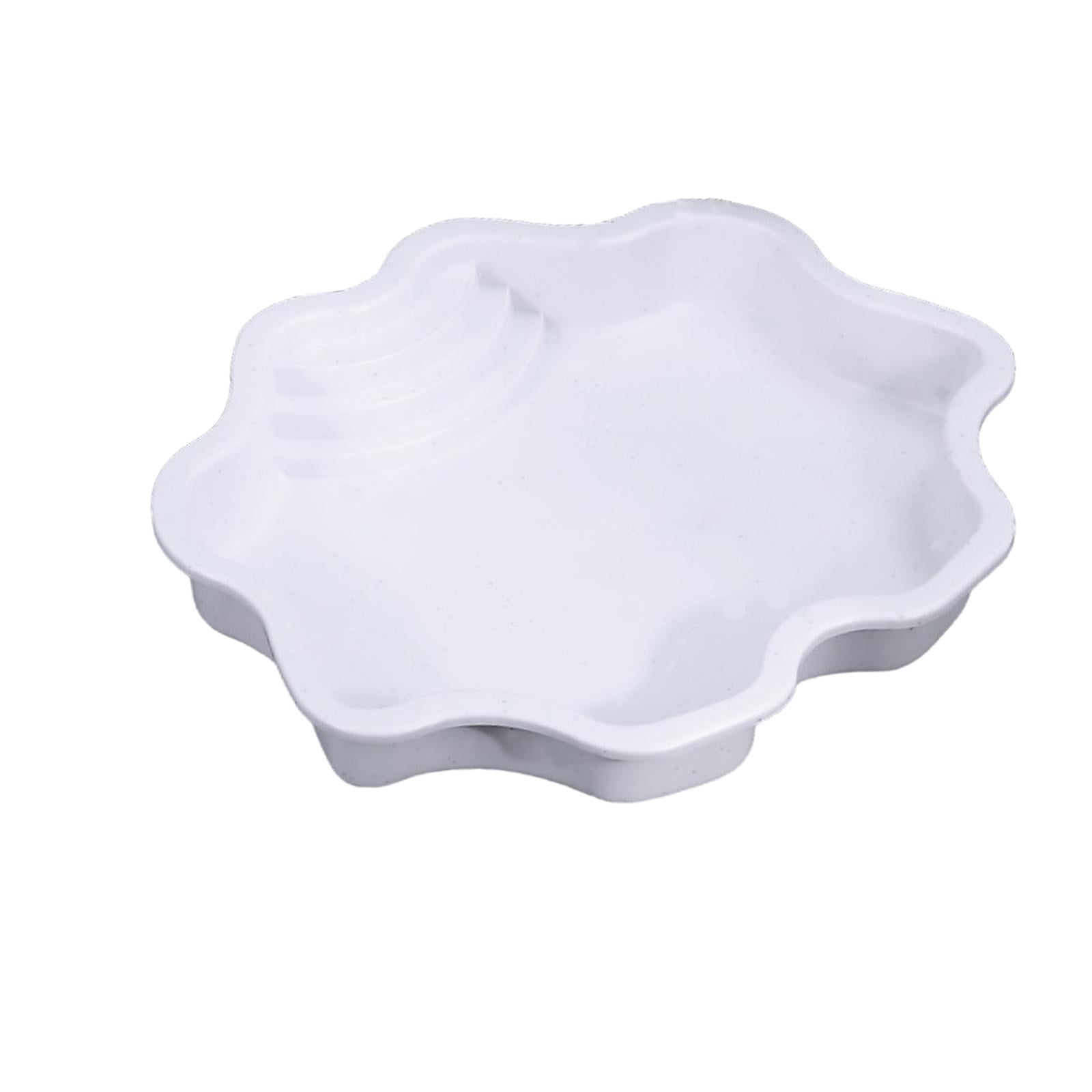 Magideal - Cuenco De Baño De Agua Para Tortugas, Decoraciones Para Piscinas De Baño De Reptiles, Cuenco De Terrario, Cuenco De Agua Para Reptiles Para Suministro Blanco
