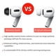 thumbnail image 5 of Consejos de espuma viscoelástica para AirPods Pro Lanwow Premium, 3 pares, 5 of 7