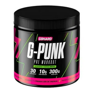 Gohard - Pre Entrenamiento G-Punk® 30 Porciones