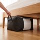 thumbnail image 3 of Bolsa de almacenamiento transparente de gran capacidad con doble cremallera, resistente al desgaste, para embalaje de edredones de temporada, negro 23.6x16.9x13.8 pulgadas, 3 of 5