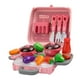 thumbnail image 2 of Set Maleta Maletin De Cocina 3 En 1 Infantil Niños Juguete rosa, 2 of 9