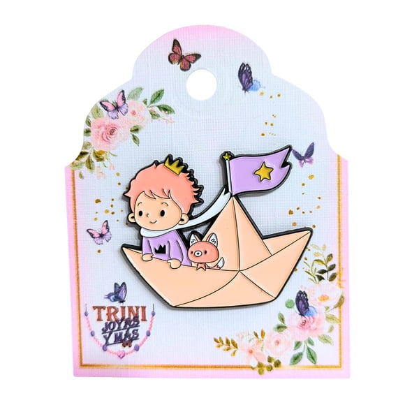 Pin Broche De El Principito Y Zorro En Barco