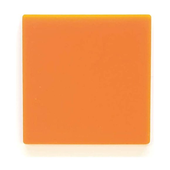 Lámina Acrílica Soto Corte Láser Naranja 30x30cm 3mm