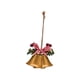 thumbnail image 2 of Campana De Navidad Hecha A Mano Linda Para Decoración De árbol De Navidad Para Porche Guirnalda De Navidad 2 Campanas De Trompeta Doradas, 2 of 5