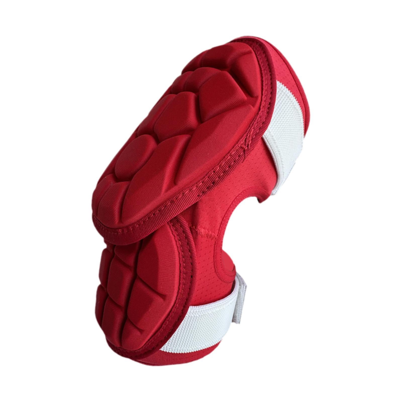 Magideal - Protección Contra El Codo De Softbol, Equipo De Protección, Ajustable, Transpirable, Eva, Entrenamiento, Resistente Al Impacto, Equipos, Protección Rojo