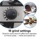 thumbnail image 2 of Molino eléctrico de café de muelas Hamilton Beach con tolva de 473 ml, 2 of 8