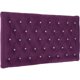thumbnail image 2 of Respaldo Cama Diamond 1.5 Plaza Felpa Morado, 2 of 4