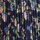 thumbnail image 2 of Pantalla de lámpara Springcrest 33x38x30 cm Azul marino Floral plisada, 2 of 7