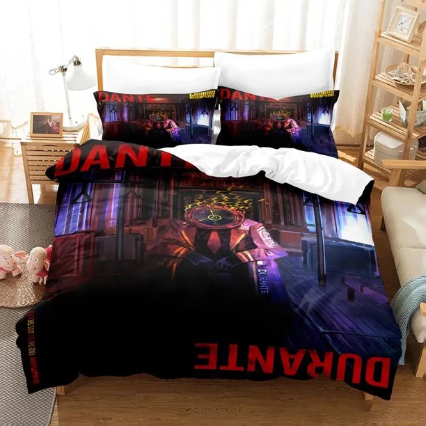 Anime Game Limbus Company Bedding Set,Duvet Cover Bed Set Quilt Cover Pillowcase, Boys Girls Adults Bed Sheets