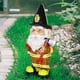 thumbnail image 3 of Estatua de gnomo de jardín caprichoso - Mini figura de resina de 10 cm para decoración de exterior e interior, adorable gnomo de jardín para césped, patio, balcón, jardín de hadas y decoración del hog, 3 of 6