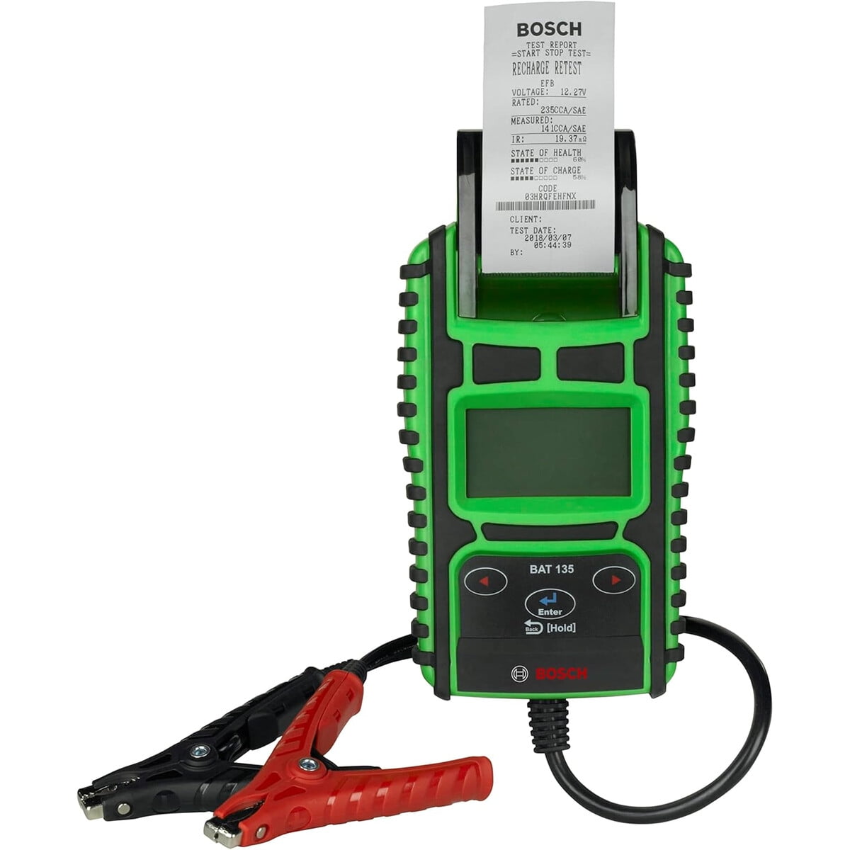 Probador De Baterías Bosch Bat 135 6v 12v 24v Con Impresora