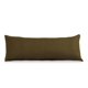 thumbnail image 1 of Funda de almohada EVOLIVE 53x137 cm Microfibra Café con cremallera, 1 of 9