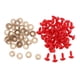 thumbnail image 1 of 100 piezas de plástico de seguridad ojos nariz suministros de bricolaje para peluche peluche rojo, 1 of 5