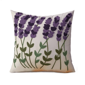 Genérico - Fundas De Cojines Bordadas A Elección 45X45 Diseño 15 Color Blanco