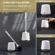 thumbnail image 2 of Effortlessly Clean Your Toilet with Our 1pc Silicone Toilet Brush and Holder - Perfect Size, Great Bristles, No Fall Over, Works Well, and Loved by Our Customers!, 2 of 4