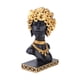 thumbnail image 5 of Estatua De Mujer Africana, Figura De Busto De Se?ora Creativa Para Decoración Del Hogar, Sala De Estar, Estilo C, Negro, 5 of 5