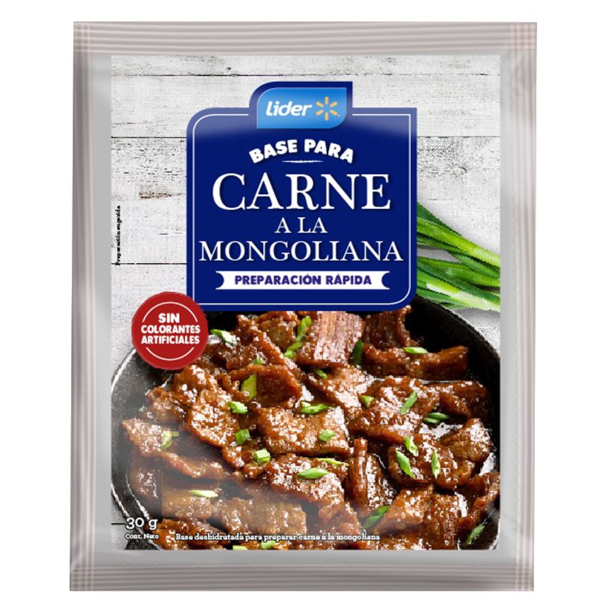 Base Para Carne Mongoliana (5 Porciones) Sobre 30 g Lider