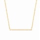 thumbnail image 5 of Collar Elegant Confetti Lily White con Baño de Oro Blanco 18k y CZ, 5 of 10