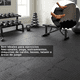 thumbnail image 2 of Piso Goma Eva Alfombra Deportiva Gimansio 12mm 60x60, 2 of 6