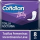 thumbnail image 2 of Toallas Femeninas Cotidian Lady Incontinencia Nocturna, 8 Un, 2 of 2