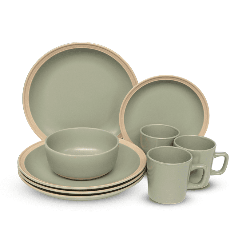 Set 16 Pcs Juego De Vajilla Completo Ceramica Wakeshome Londres