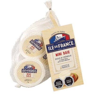 Queso Mini Brie Pote 125 G Ile De France