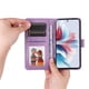 thumbnail image 2 of Funda tipo cartera FOXDOCK para OPPO F25 Pro , diseño girasol en relieve, cuero PU, cierre magnético, soporte y tarjetero, 2 of 5