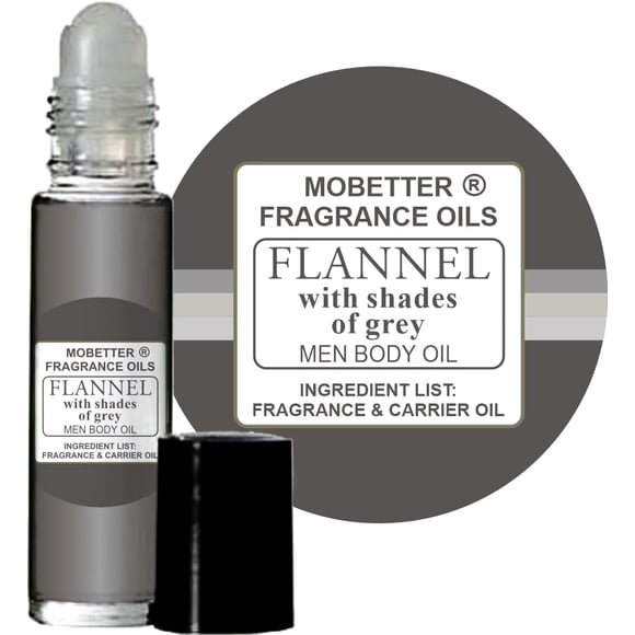Aceite Corporal MOBETTER FRAGRANCE OILS Flannel con Gris