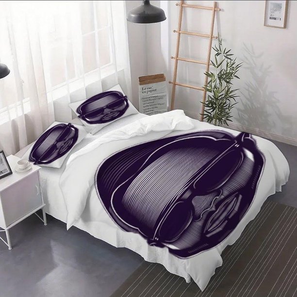 3pcs GIMS Themed Duvet Cover Set - Printed Bedding Soft Duvet And Pillowcases