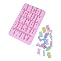 Genérico - Molde De Silicona Letras Moldes Letras Mayuscula 26Cavidades