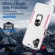 thumbnail image 2 of Para Samsung Galaxy A06 4G / Galaxy A06 5G Funda con Soporte de Anillo Metálico de Rotación de 360° [Soporte Magnético para Auto] a Prueba de Golpes Resistente Protección de Cuerpo Completo de Alta, 2 of 8