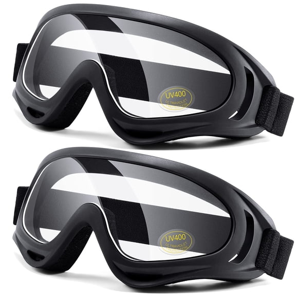 Gafas para Motocicleta LOEO 2 Paquetes a Prueba de Polvo y Agua